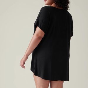 Athleta Black T-Shirt Dress